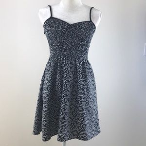 Black and white summer dress
